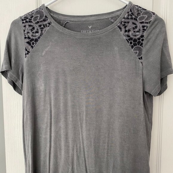 AE SOFT AND SEXY TSHIRT WITH SHOULDER DETAIL - Picture 1 of 3